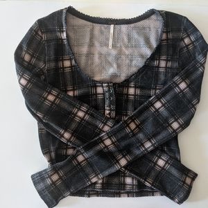 Free people long sleeve shirt